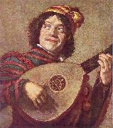 Frans Hals Jester with a Lute Sweden oil painting artist